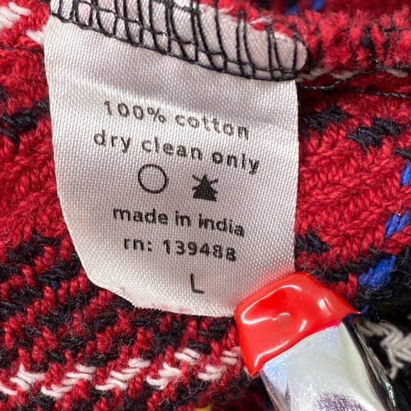 mnml Jacket Womens Large Red Plaid Shacket Punk Goth Zippers - Picture 13 of 16